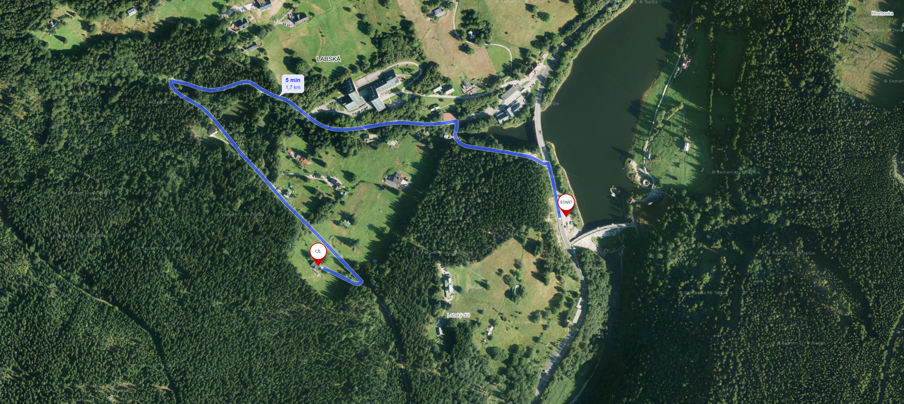 Mapa - pan Pavlík - povolenky k rybaření